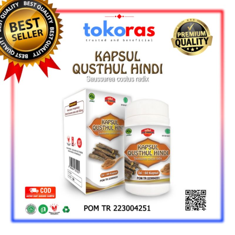 Qusthul Hindi Kapsul BPOM Sesak Nafas, Radang Paru-Paru