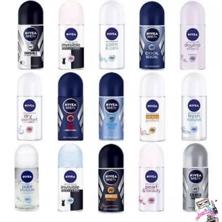 ☃️Cutezz_ching1☃️Nivea Deodorant Roll On Man/Woman 50ml