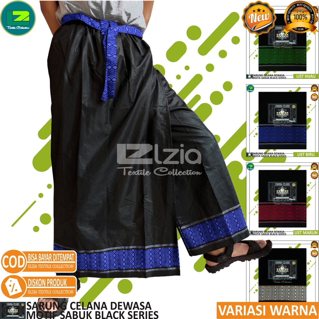 Sarung Celana Anak Laki Laki &amp; Dewasa Jumbo Polos Hitam Terlaris Part II