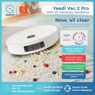 Yeedi Vac 2 Pro Robot Vacuum Cleaner Mop