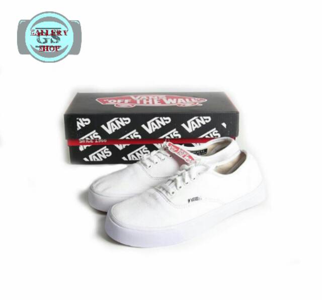 Sepatu Vans Authentic Classic Waffle ICC Black White Full Black Full White Cewek Cowok