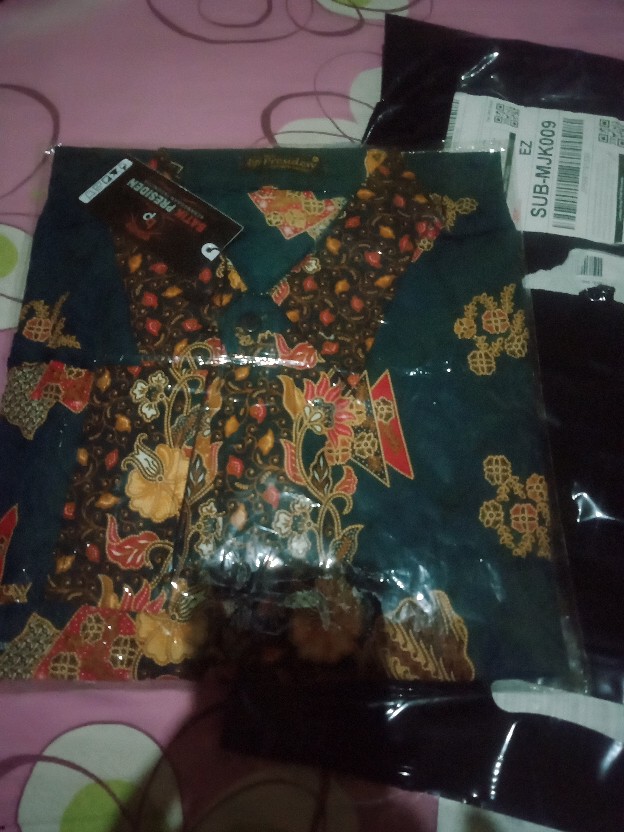 Kemeja Batik Lengan Panjang Jumbo Bahan Primisima Xxl Xxxl Xxxxl