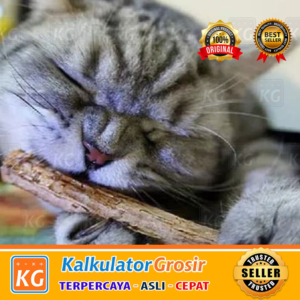 Catnip Stick Matabi - Catnip Snack Makanan Kucing Kitten Cat Nip Stick Catnip Kucing Stick Snack Mainan Kucing Natural Matabi Cat Toys Catnip mint Batang