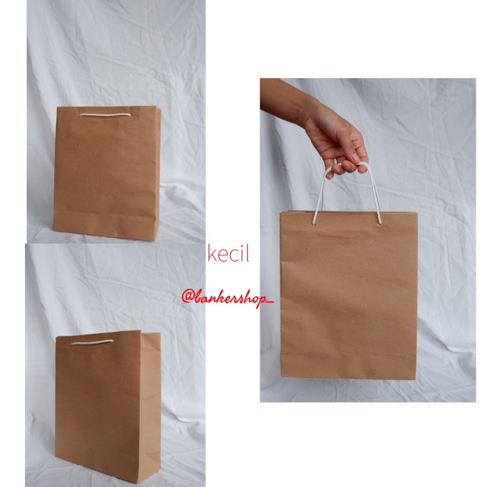 

paperbag coklat / paperbag polos / paperbag craft (Kecil)