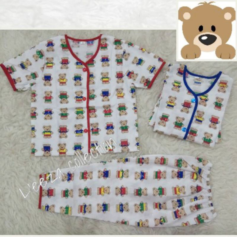 Piyama katun anak &quot;BEAR&quot; ( no 11 sd 12)