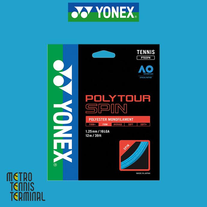 Yonex Polytour Spin 120 ( Senar Raket Tenis )