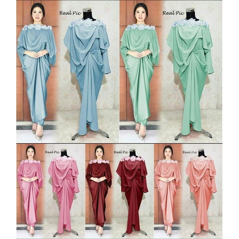 LTNK TWISFLOW PUTIH MAXI BUSUI MAXI TREND GAMIS MURAH SYARI KHIMAR BAJU MUSLIM WANITA FASHION N5B3