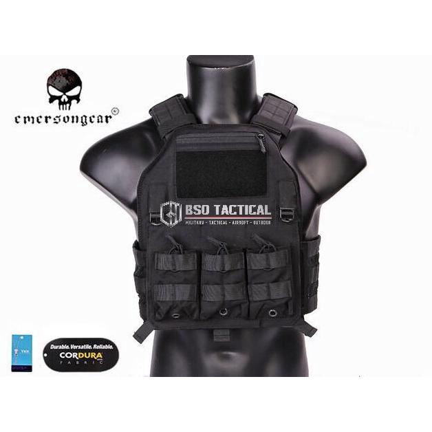 Rompi Airsoft Emerson 420 Plate Carrier Military Tactical Vest Ori