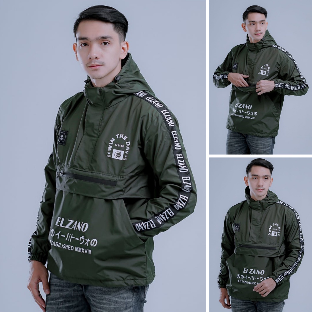 Win The Day Cougle Jaket - Jaket Parasut Pria