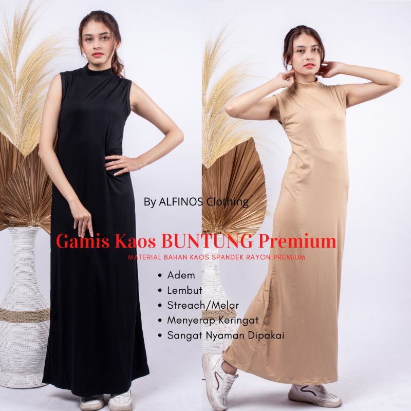 Gamis Tanpa Lengan | Inner Gamis Tanpa Lengan | Manset Gamis Tanpa Lengan | Gamis Kensi | Manset Dress Tanpa Lengan