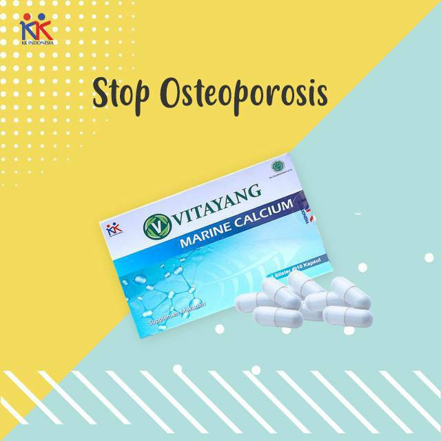 Vitayang Marine Calcium KK Indonesia Kalsium Harian Mencegah Osteoporosis Memperkuat Tulang dan Gigi