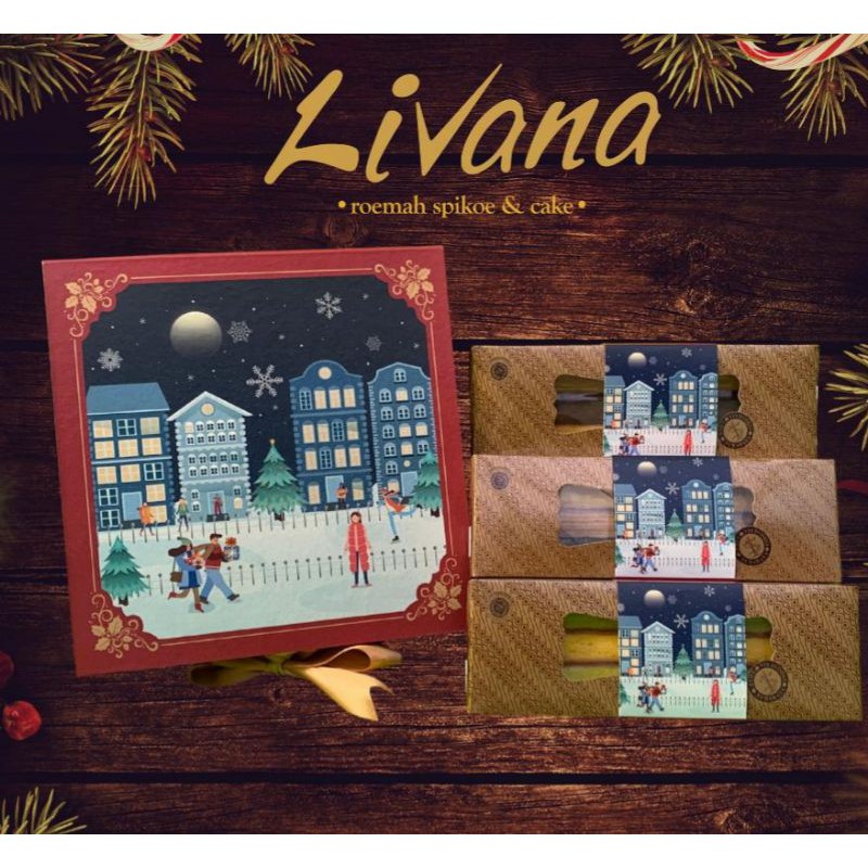 

Hampers Christmas Natal Livana Spikoe Lapis Surabaya