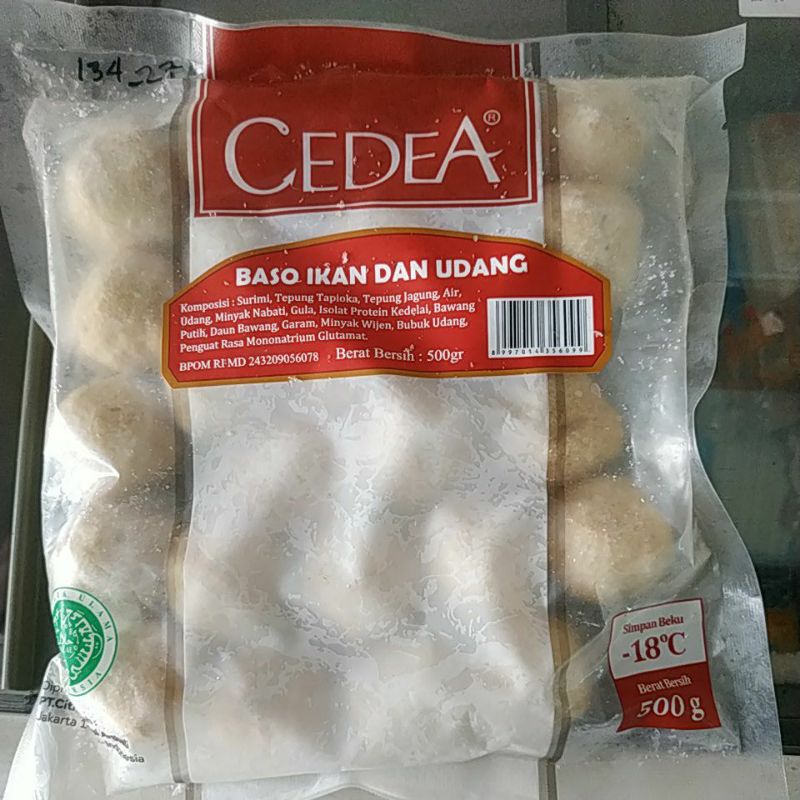 

Promo !! Cedea baso ikan dan udang 500gr