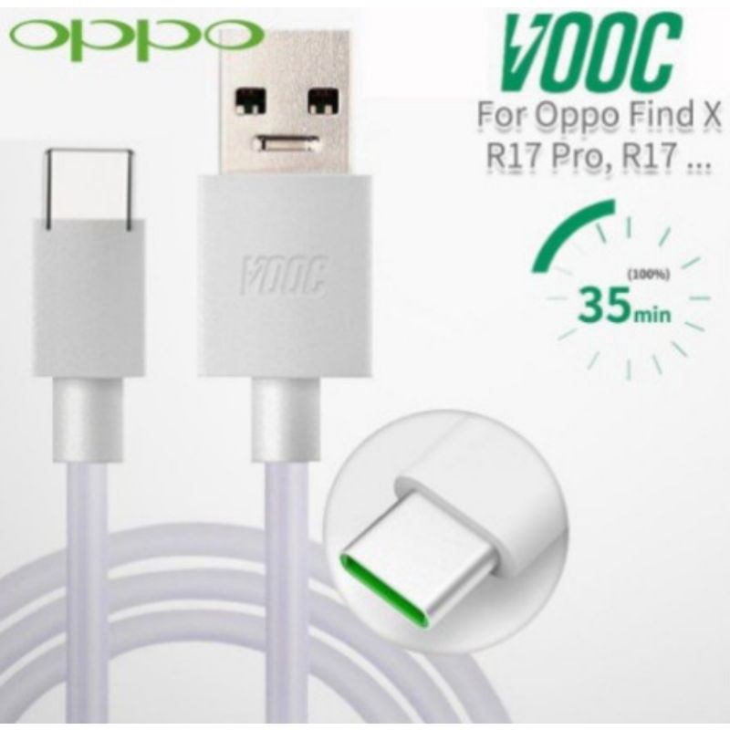 Kabel Data Kabel Casan Kd Oppo VOOC Micro Ori &amp; Oppo Vooc Type C ori