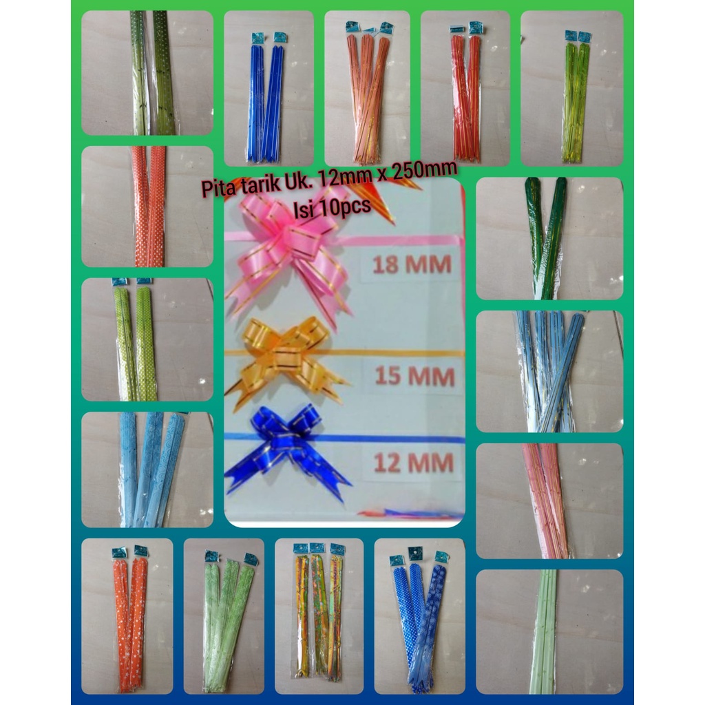 

Pita Tarik uk.12mm x 250mm bisa riques warna bukan motif