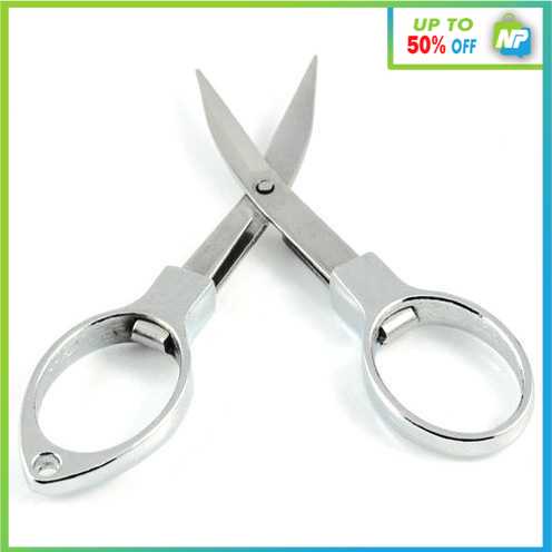 

Gunting Lipat Kecil Stainless Steel - Gunting Minimalis Portable untuk Travelling Camping