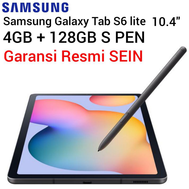 Samsung Galaxy Tab S6 lite 128GB S PEN Garansi Resmi SEIN Tablet 10 inch Stylus 10.4