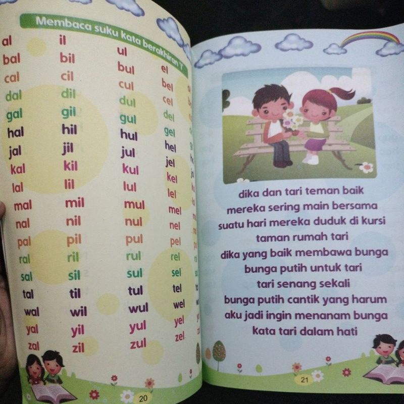 buku cepat pintar membaca metode AIUEO (15x24cm)