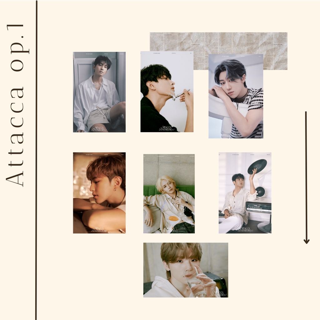 Photocard Seventeen Attacca Op.1