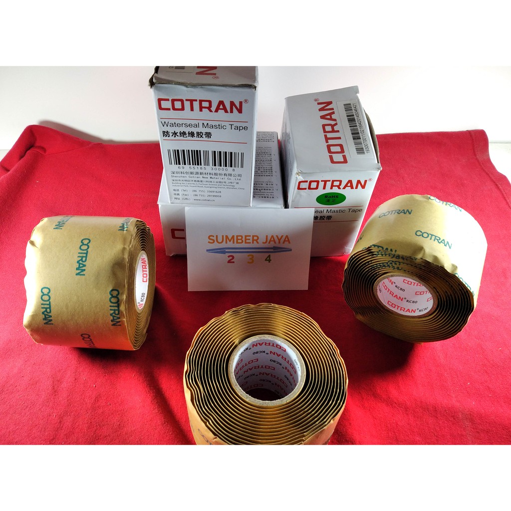 Cotran Rubber Waterseal Mastic Tape KC 80 TERMURAH