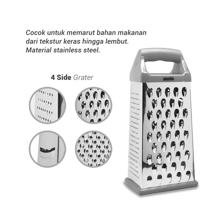 Maxim Tools 4 Sided Box Grater - Parutan MTSIGRE