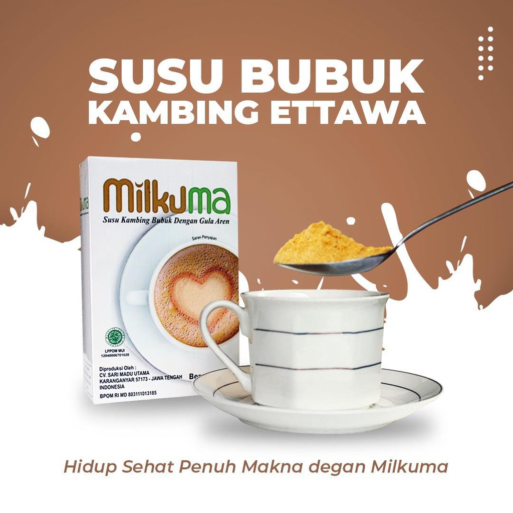 

Susu Kambing Plus Gula Aren Milkuma 200gr
