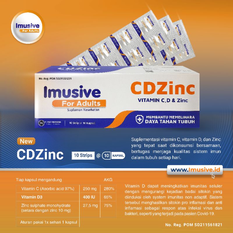 PROMO VITAMIN CDZINC / VITAMIN DAYA TAHAN TUBUH / VITAMIN D3 1000IU /SUPLEMEN MAKANAN / KESEHATAN