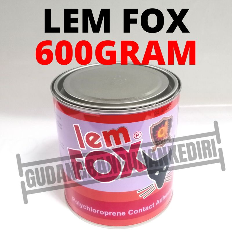 Lem Fox kuning 600 | lem sepatu lem | fox 600gram | lem fox 600gr