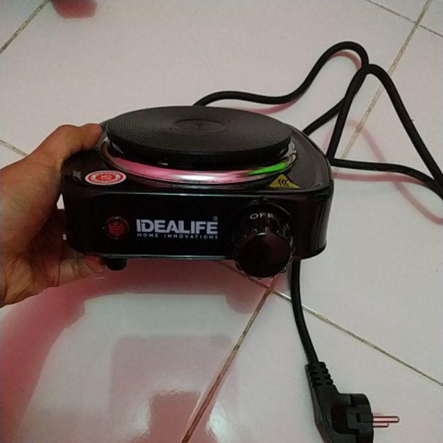 Idealife Il-401s Kompor Listrik 1 Tungku Il 401s Alat Masak Elektrik Kecil Electric Stove Mini Dapur