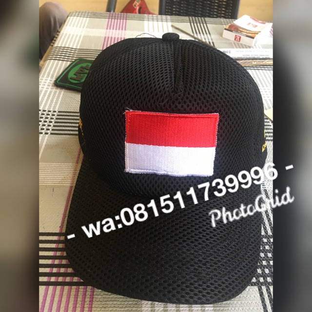 topi indonesia#topi merah putih