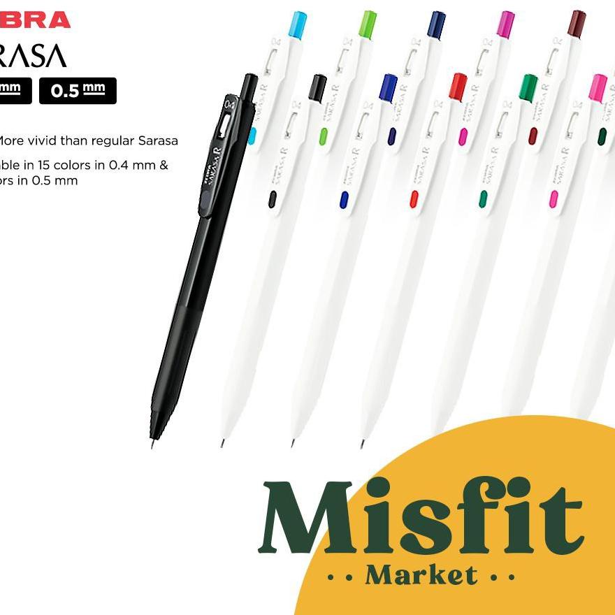 

MurahBanget!!! Zebra Sarasa R Series Gel Pen 0.4 0.5 mm (TERBARU)/Bisa COD/Bisa COD/「Terbaik」/【5.5 SALE】