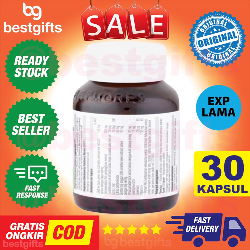 BLACKMORES RADIANCE MARINE MARIN Q10 Q 10 KALBE VITAMIN - 30 KAPSUL