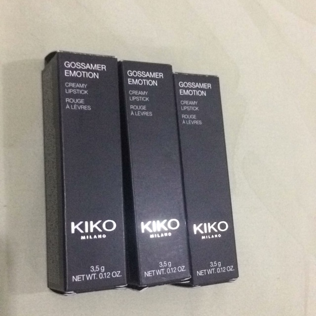 KIKO MILANO GOSSAMER EMOTION CREAMY LIPSTICK LIPSTIK MILAN ITALY