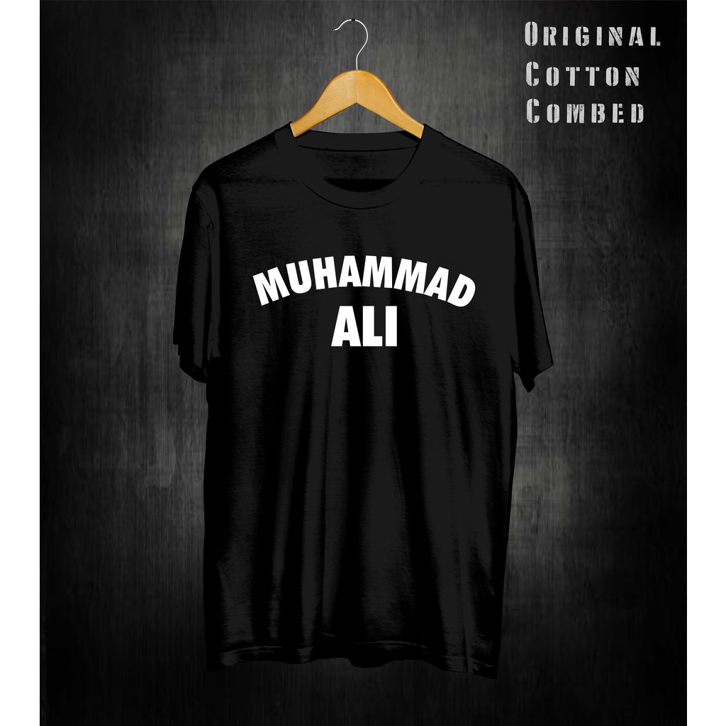 Kaos/ Tshirt Muhammad ALI Original Cotton Combed