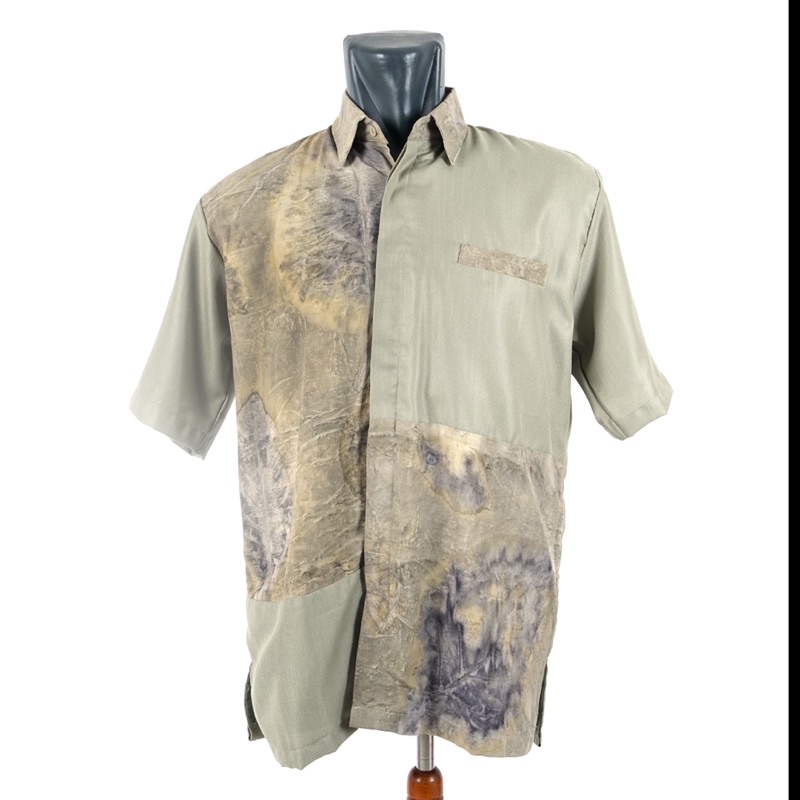 Jatiku Ecoprint Kemeja Pria