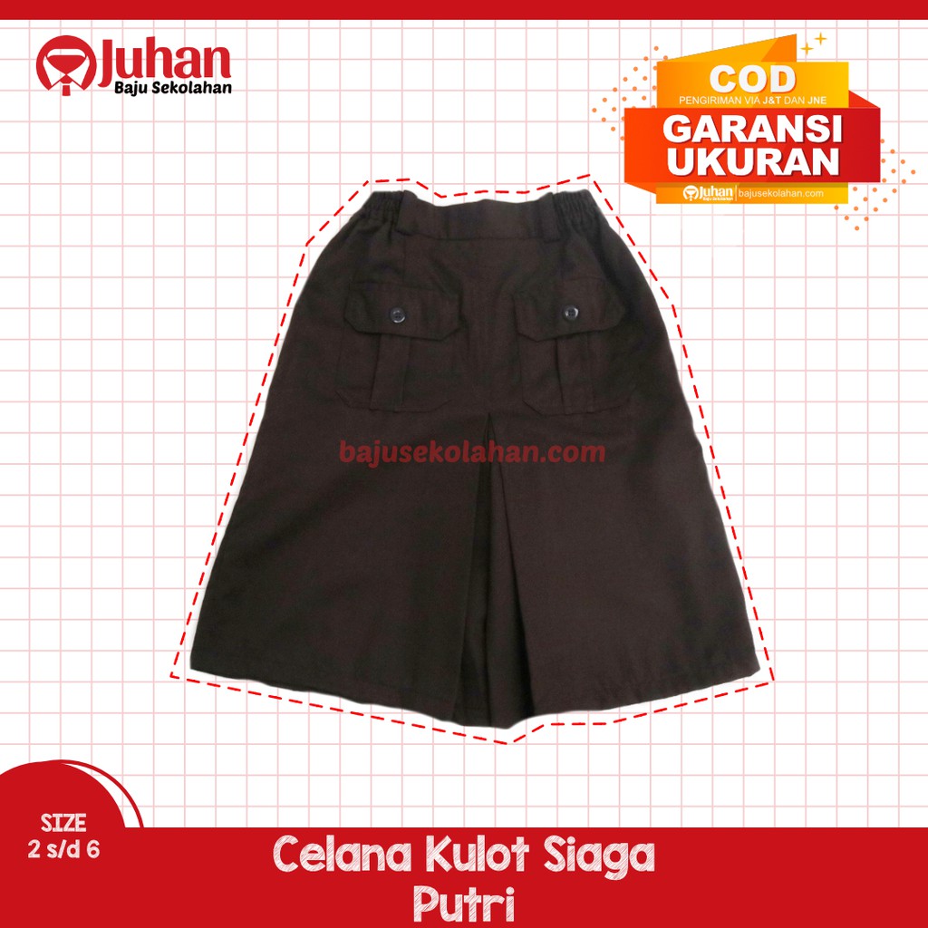 Rok Pramuka Pendek Rok Celana Pramuka Kulot Pramuka Siaga Kulot SD Rok Pramuka SD Rok Celana Anak Ku