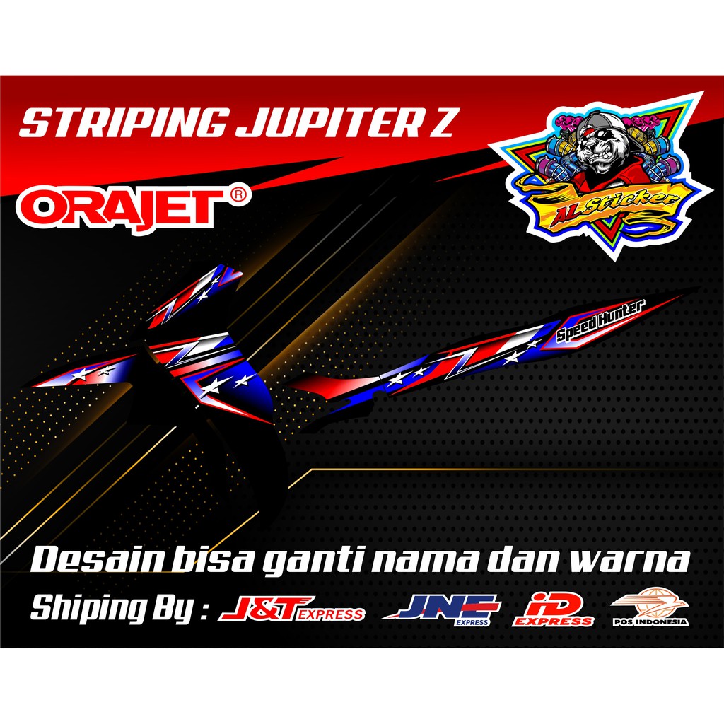 Striping Jupiter Z Custom Road Race Model Terbaru