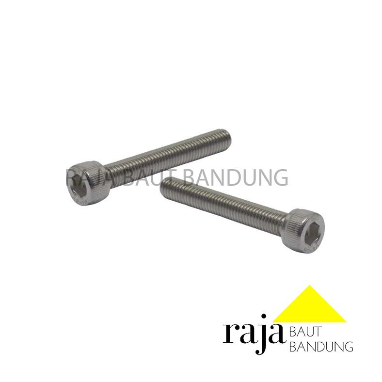 BAUT L STAINLESS M6X40 STAINLESS STEEL 304 5 PCS BO L SS 6X40