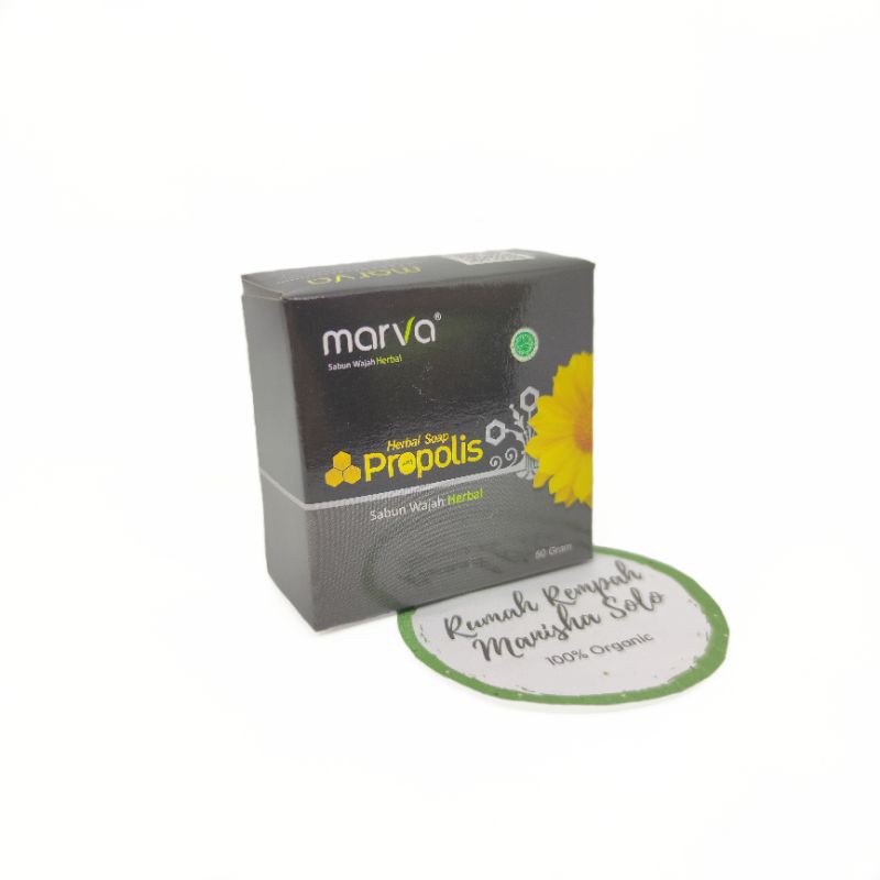 Sabun Propolis Herbal Transparant Marva 50gr