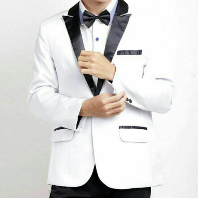 JAS NIKAH SLEEK - Jas Putih Pria Untuk wedding