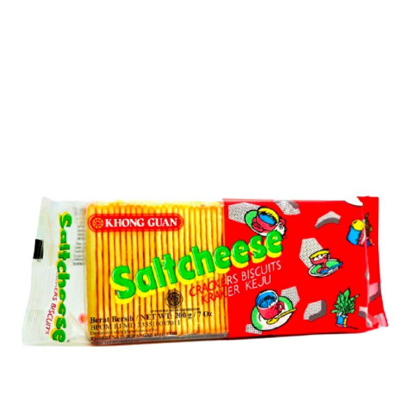 

Khong Guan Saltcheese crackers keju 200g