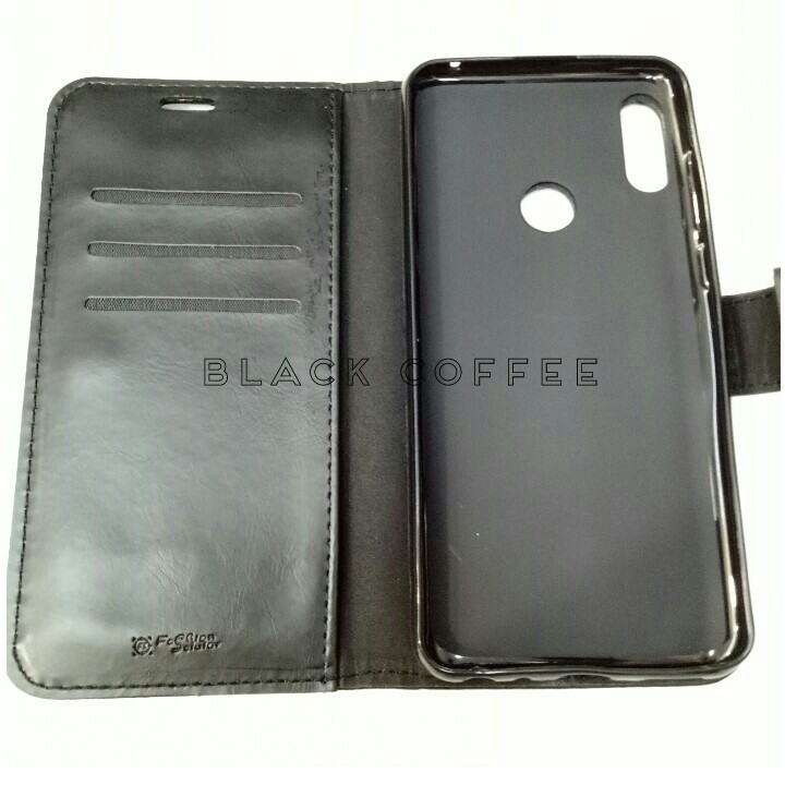 sarung buku kulit asus zenfone pro m2 ZB631KL LEATHER CASE FASHION asus