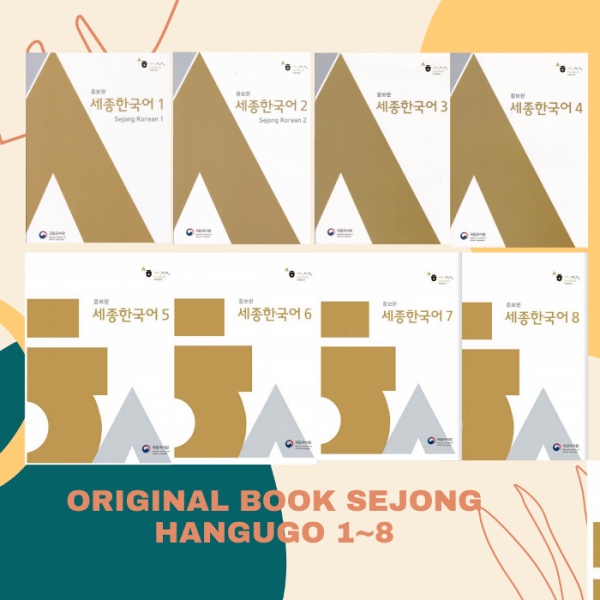 Jual Buku Sejong Bahasa Korea 세종한국어 Buku Sejong Korea Sejong Korean ...