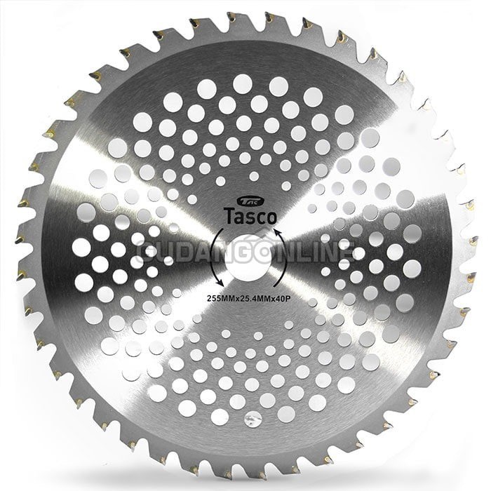 Jual Bagus Tasco Pisau Mesin Potong Rumput Bulat Round Brush Cutter Blade 40teeth Indonesia Shopee Indonesia