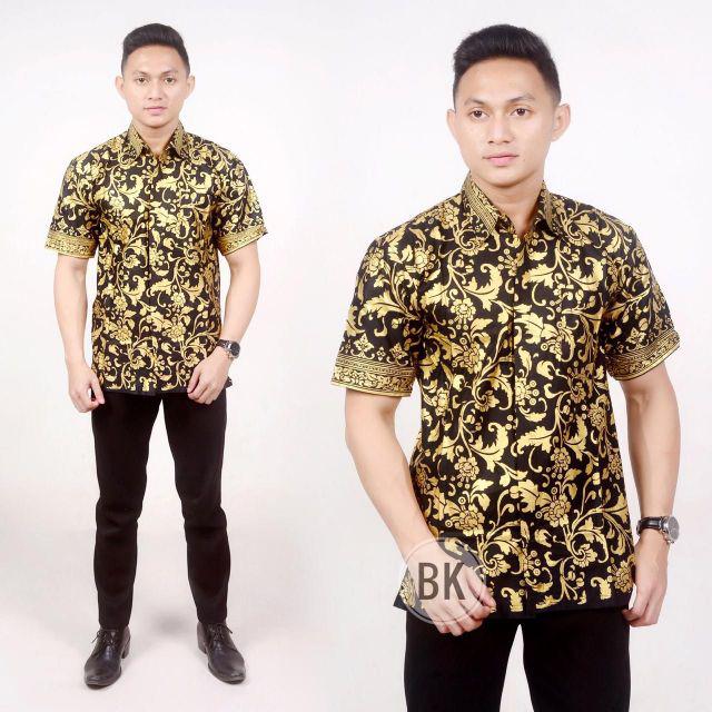 NEW ARRIVAL DISTRO BATIK PRIA BORDIR SOGAN HRB026 BATIKAF NOTOARTO BATIK IPNU-IPPNU HEM PRIA Bel-Kemeja Pendek