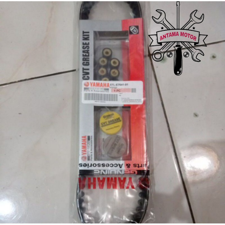 VANBELT ASSY SET ROLLER GREASE MIO SPORTY MIO SMILE NOUVO SOUL 5TL VBELT