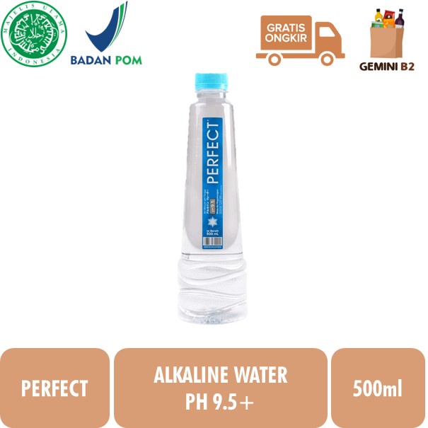 

Air Minum Alkaline Perfect Water PH 9.5 500ML