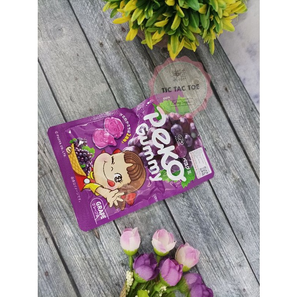 Fujiya Peko Grape Gummy 50gr Non Halal (Ed Oktober 2022)