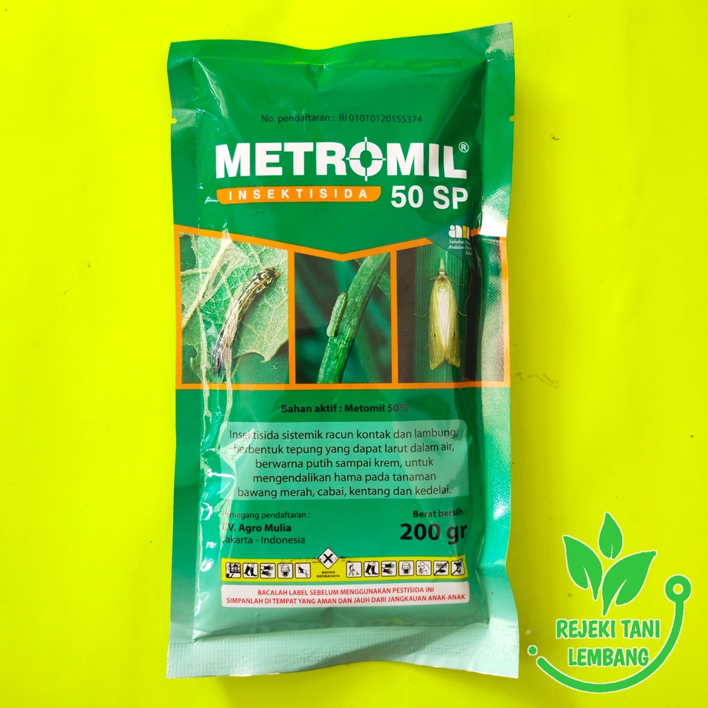 INSEKTISIDA METROMIL 50 SP ISI 200 GR PENGENDALI HAMA