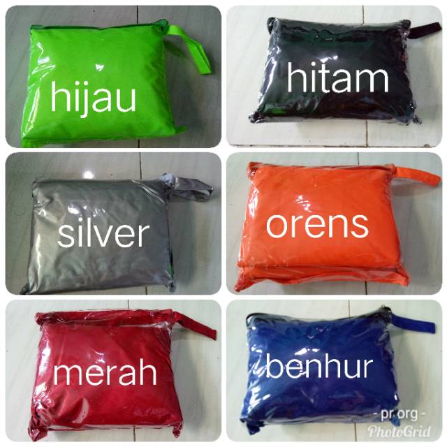 Cover Motor Waterproof All Size / Sarung Motor / Selimut Motor / Penutup Motor / Mantel Motor (Matic, Bebek, Mega Pro, Vixion) 1Kg= 4pcs